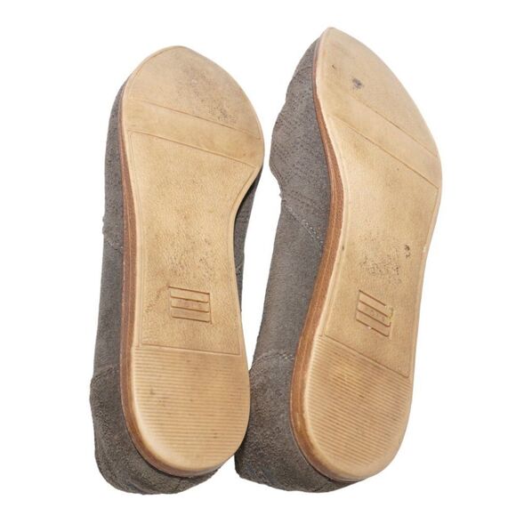 Toms Olive Jutti Neat Pointed Toe Flats, Size 6.5 - Picture 6 of 10